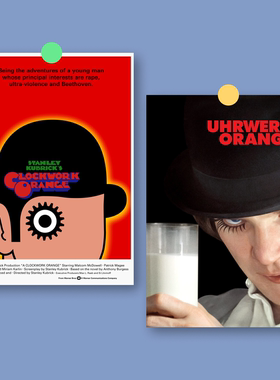 发条橙海报A Clockwork Orange库布里克电影卧室宿舍玄关装饰画