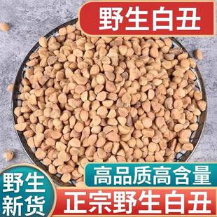 正品野生白牵牛子白丑新货中药材500g官方旗舰店无硫天然晒干新货
