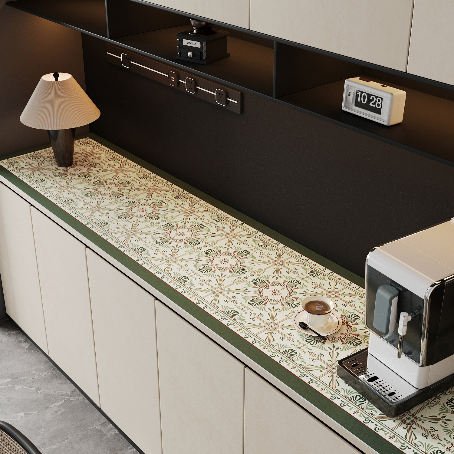 餐柜桌垫电视柜鞋柜玄关轻奢高级皮革桌布防脏台面保护垫子盖布