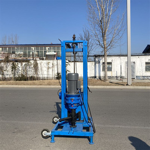 机电设备打井伸缩动 农田灌溉机打井钻机家用小型氏打井i.