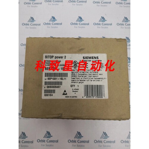 工业配件6EP1 331-1SL11 POWER 2 稳定电源装置