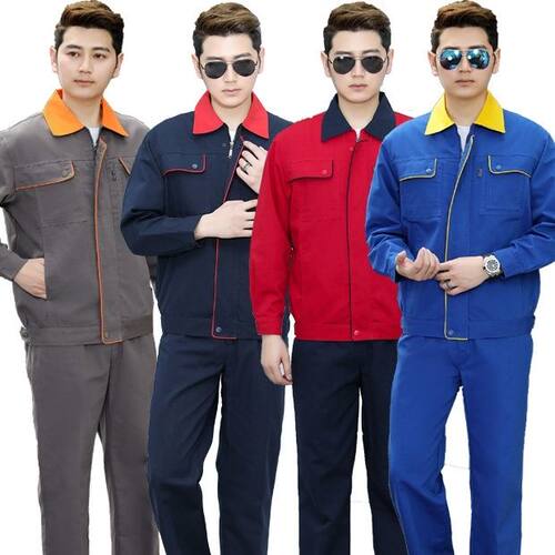 涤棉套装工作服加厚耐磨