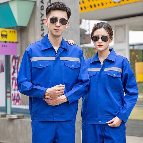 春秋工作服套装男女汽修