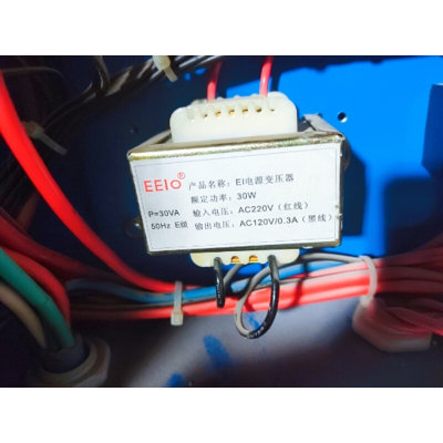 定制 EEIO EI电源变压器 30W AC220V转AC120V0.3A P=30VA发泡机用