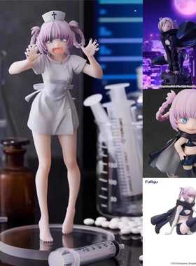 SEGA 彻夜之歌 七草荠 七草茄子 护士装 粘土人 景品手办模型摆件