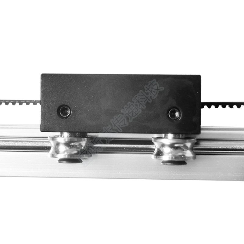 极速轻音高速同步带滑台 步进电机自动化数控滑轨模组皮带直线导
