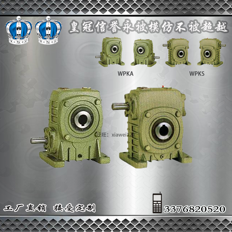 极速WPKA/WPKS40 50 60 70 80 100 120 155 250立式蜗轮蜗杆减速