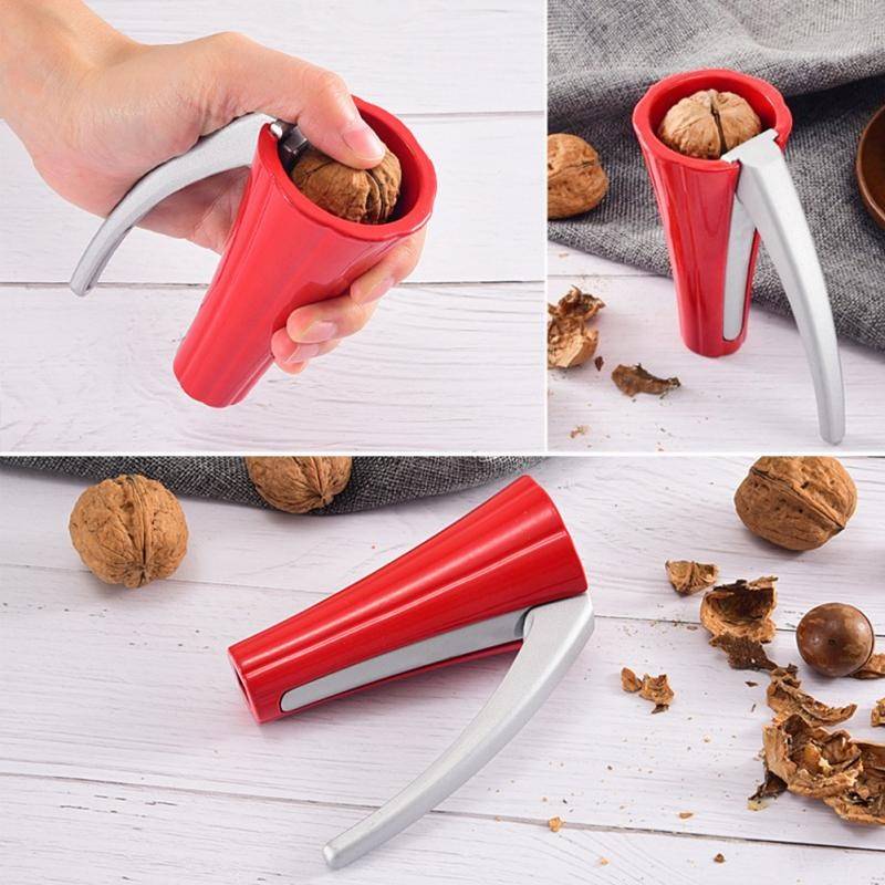 新品Zinc Alloy Funnel Shape Nut WalNutcracker Nutcracker She