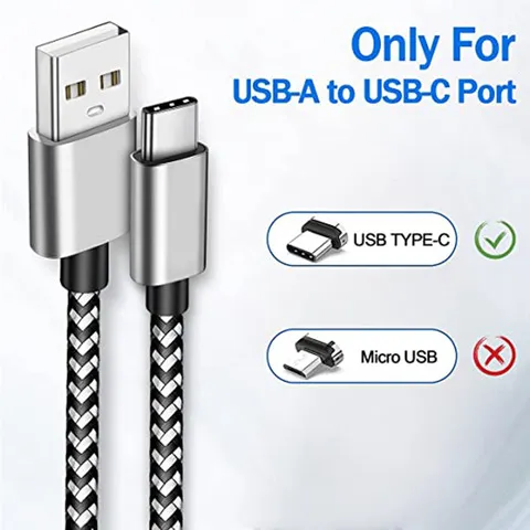 华为快充白色123数据线适用安卓c编织m充电线快充电usb手机type