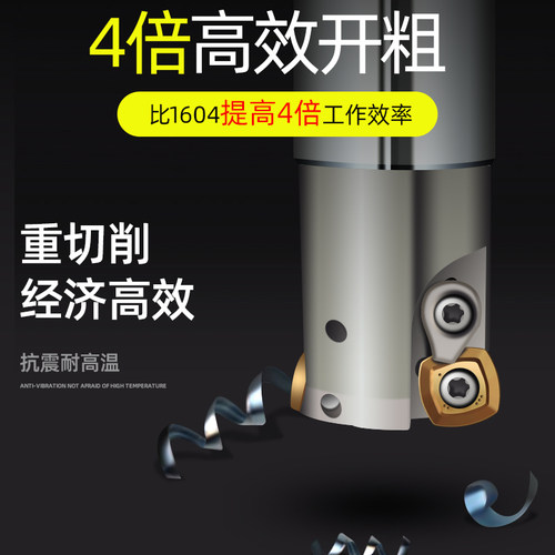 速发数控重切削刀片2DMT1S0512 SDMT150512快进给切削刀粒钢件不