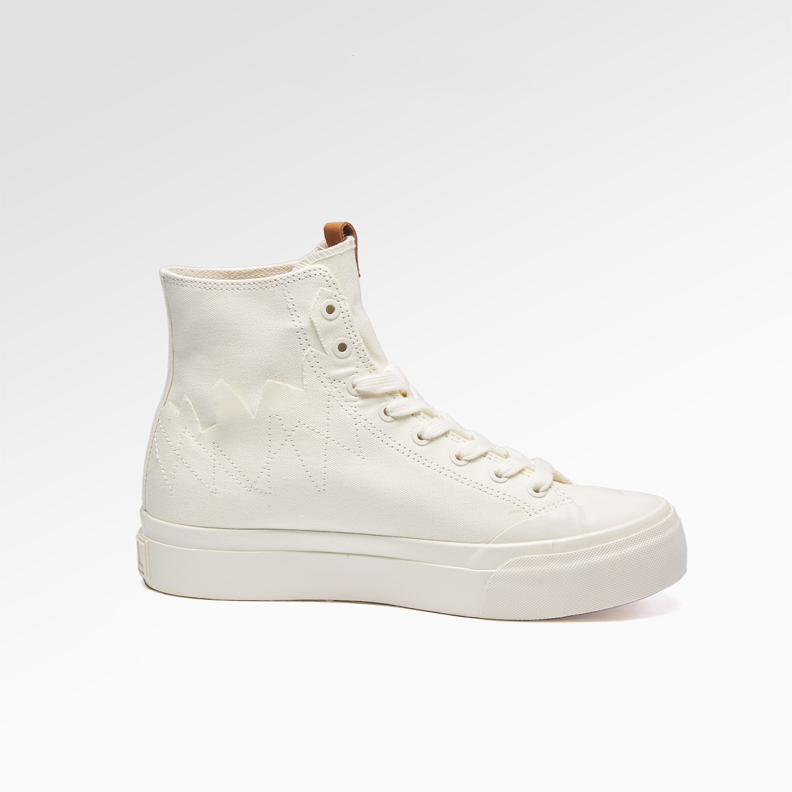 2025年春新款高帮舒适帆布鞋男女款休闲百搭厚底增潮流高板鞋情侣