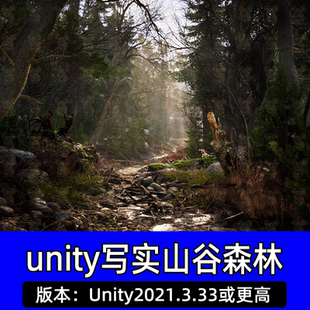 Unity3D写实3A山谷森林场景模型Real Forest Landscapes Valley