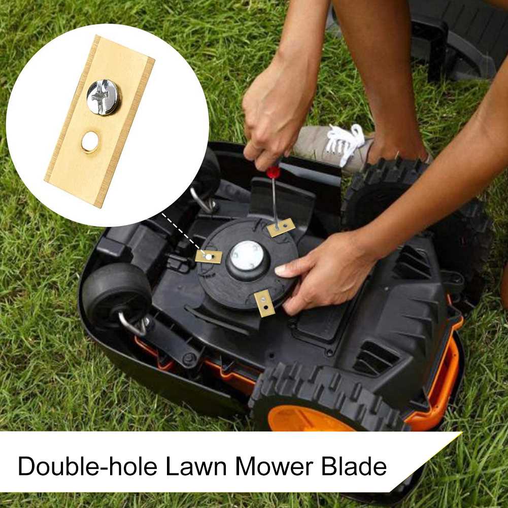 网红30pcs Lawn Robot Blade Plating Lawn Mover Replacement Bl