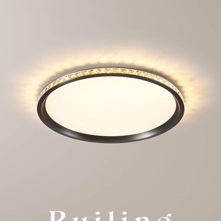 瑞铃卧室灯现代简约大气感铝材吸顶灯广东中山新款房间灯具