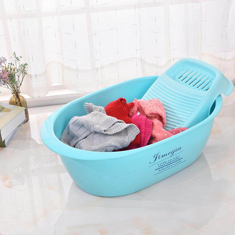 大号加厚塑料婴儿脸盆儿童小号多用宠物宝宝洗衣浴盆长方形洗澡盆,3C数码配件,USB灯,淘宝优惠券,粉丝福利购,淘宝优惠卷
