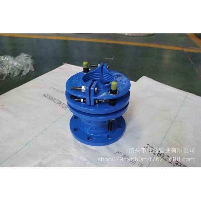 铁管单法兰防脱甲管伸缩器，管道连接器，压兰甲，快接法兰200。