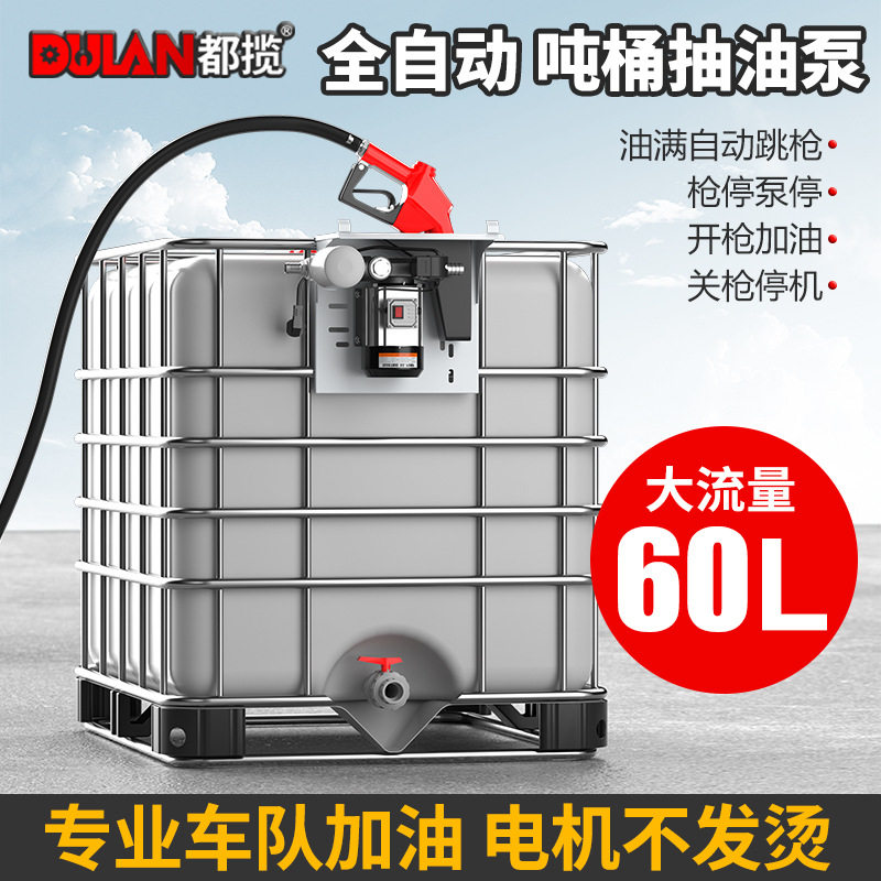 吨桶挂壁电动自吸抽油泵带滤器