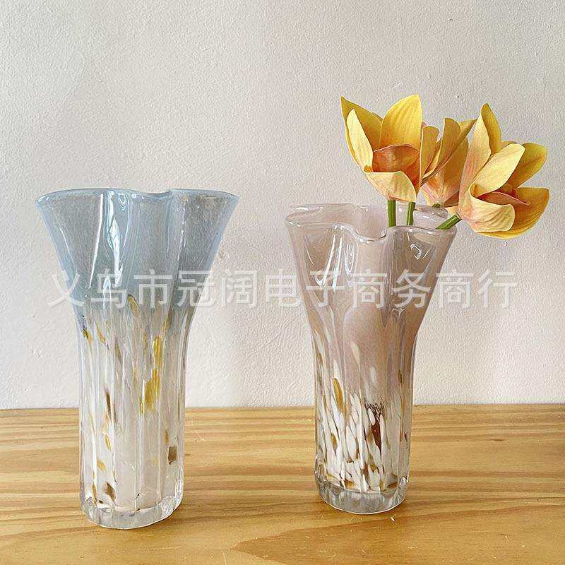 广口琉璃插花器艺术品轻奢桌面摆件玫瑰百合鲜花插花厚实玻璃花瓶,工业油品/胶粘/化学/实验室用品,其他实验室设备,淘宝优惠券,粉丝福利购,淘宝优惠卷