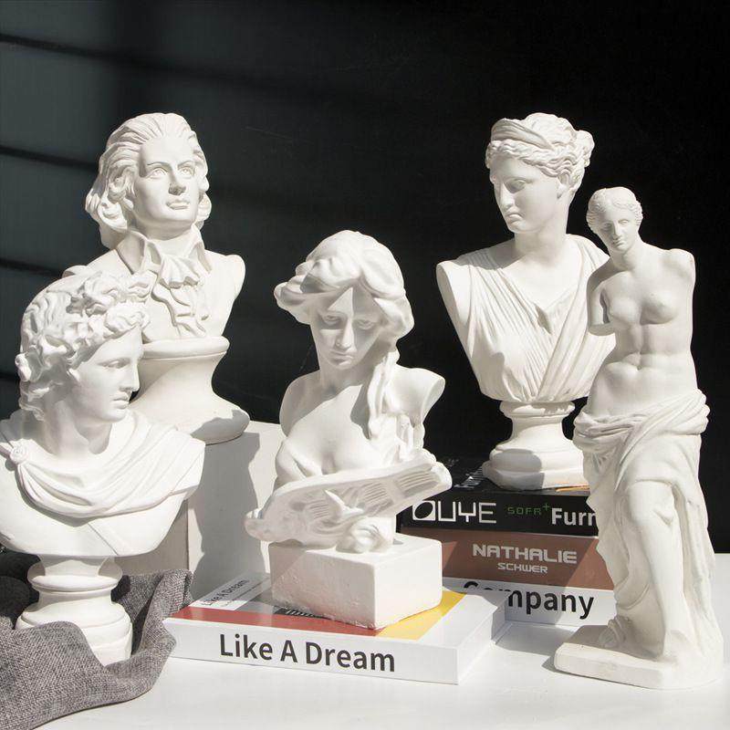 石膏雕像维纳北欧少女人物模型家装婚礼摆件摄影道具石膏摆件艺术,工业油品/胶粘/化学/实验室用品,其他实验室设备,淘宝优惠券,粉丝福利购,淘宝优惠卷