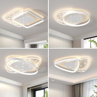 卧室灯现代简约大气2025年新款设计师款房间吸顶灯极简客卧餐厅灯