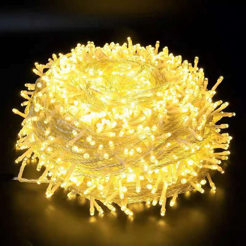 LED灯串节日灯圣诞树灯户外星星灯庭院树灯氛围布置灯10米无尾插