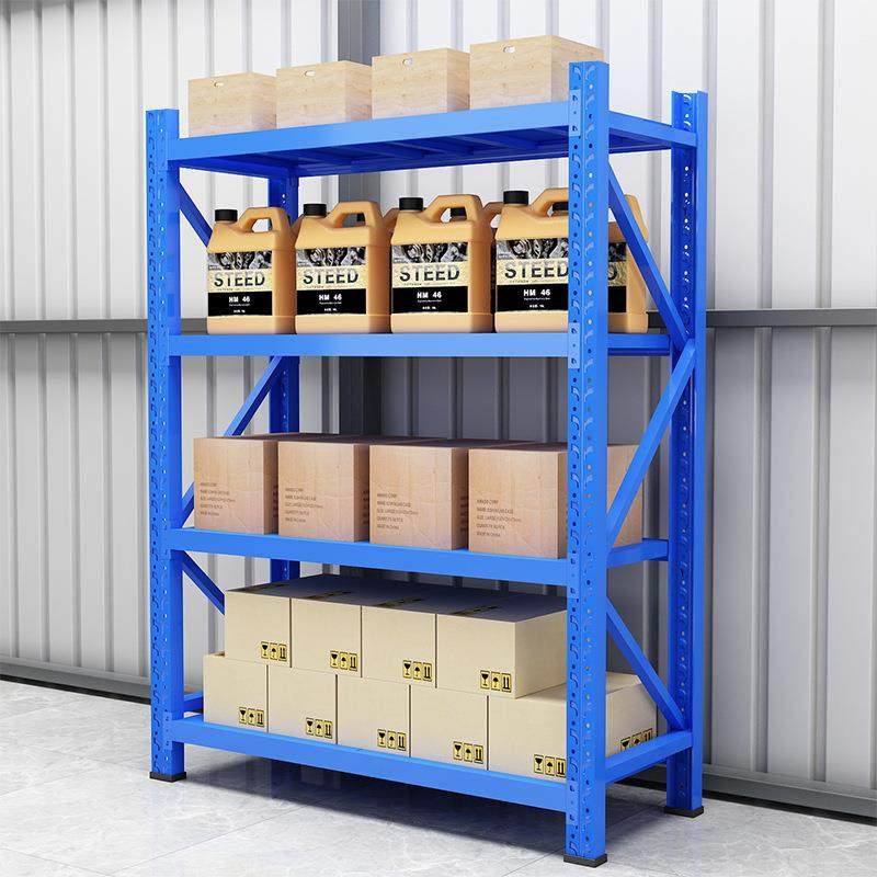 仓储货架展示架带柜重型仓库库房储物架地下储藏室快递置物架子