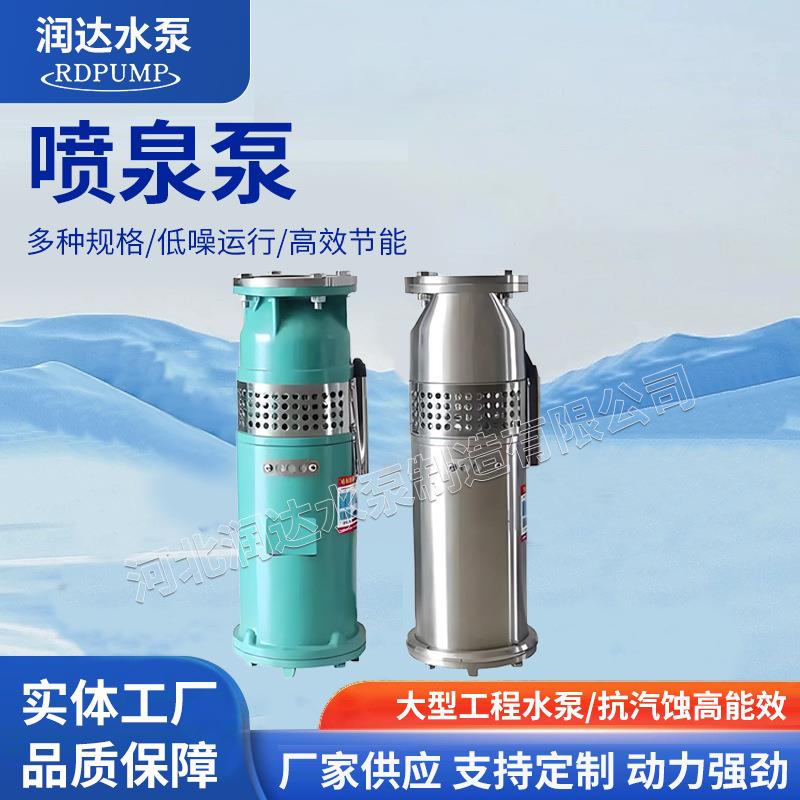 QSP型喷泉泵园林农田喷灌不锈钢潜水抽水泵小区景观高扬程喷泉