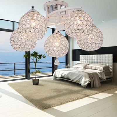 厂家，简约现代时尚个性5头客厅圆形吸顶灯吊灯