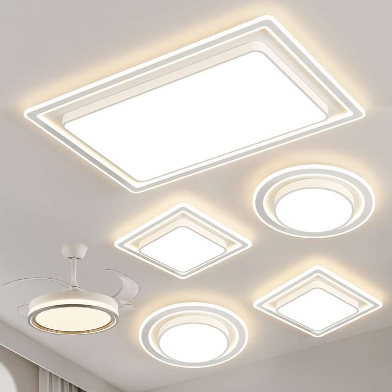 大气客厅主灯卧室灯餐厅现代简约led吸顶灯中山全屋灯具套餐组合
