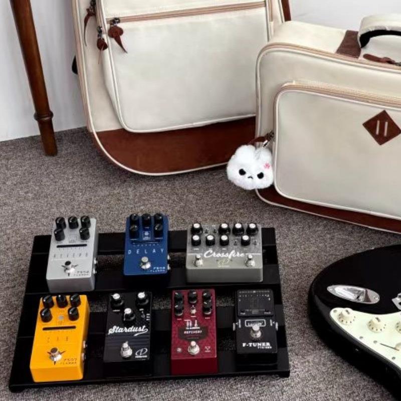 PANDA MONO电吉他单块效果器板轨道板子电源固定架便携稳固