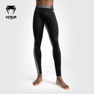VENUM毒液TEMPEST防磨健身紧身压缩弹性长裤男拳击格斗柔术运动裤