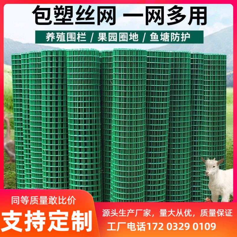 荷兰网防锈铁丝网围栏养殖网养鸡网拦鸡网护栏网栅栏铁网格网围栏