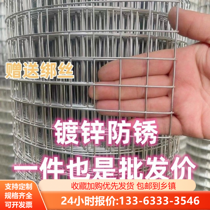 防锈镀锌钢丝网家禽围栏网阳台网果园菜园围网养羊网玉米网防鼠蛇