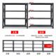 商用货架落地多层轻型仓库货架地下室阳台置物架库房服装 收纳架
