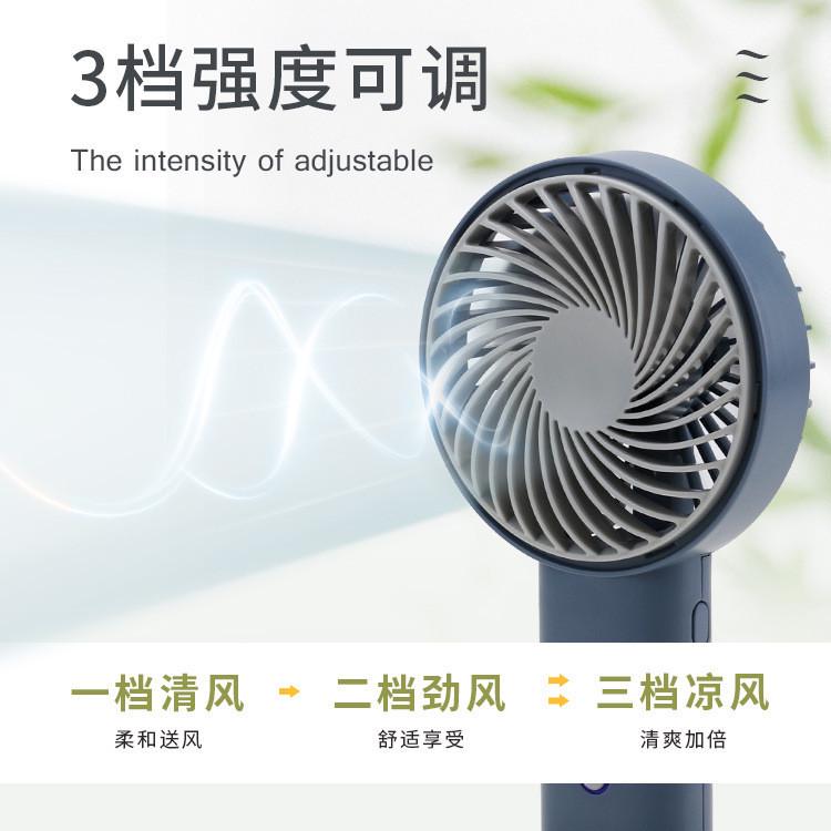 升级夏日清凉便携迷你宝宝手持桌面大风力小型USB充电小风扇热销