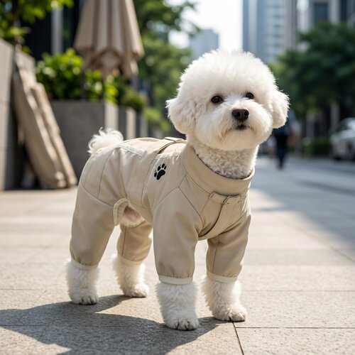 小型犬四脚防水防污防蚊防尘裤