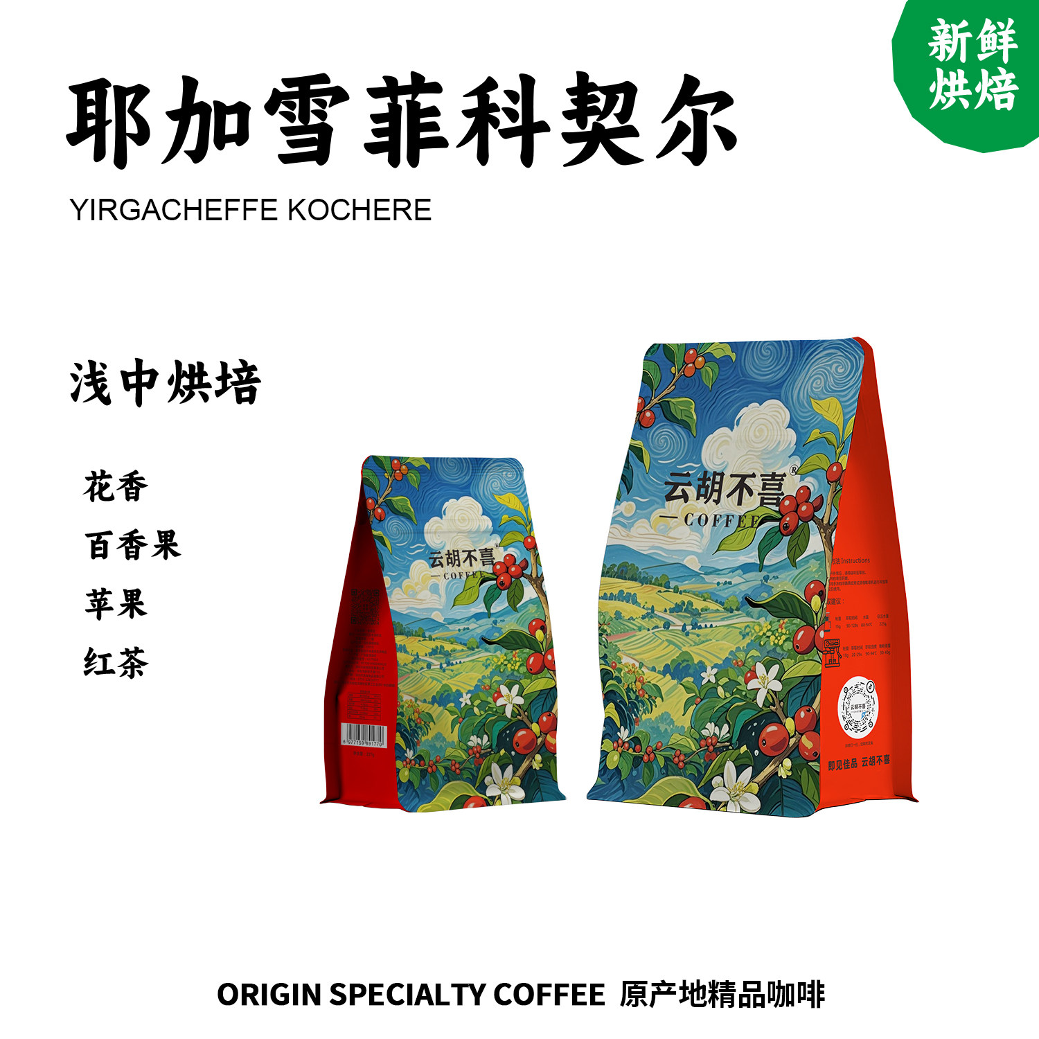 手冲精品埃塞咖啡耶加雪菲科契尔图片