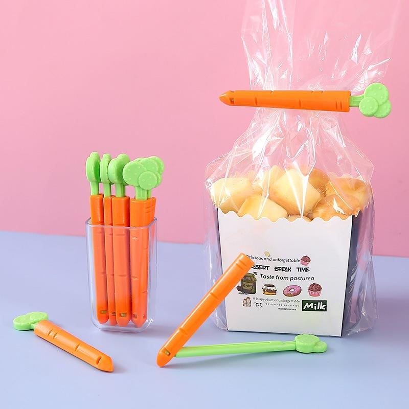 萝卜造型家用食品袋封口子夹创意厨房袋子封夹密防漏封口器个