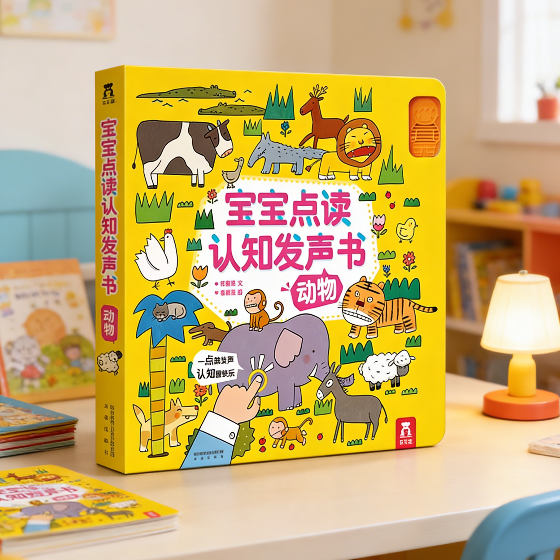 点读认知发声书乐趣动物交