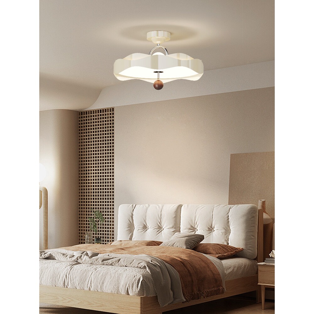 2025新款法式奶油风卧室吊灯奶油风中古复古护眼书房主卧吸顶灯