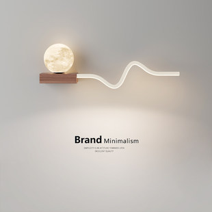 壁灯卧室床头灯长条2026年新款法式中古奶油风客厅背景墙装饰灯具