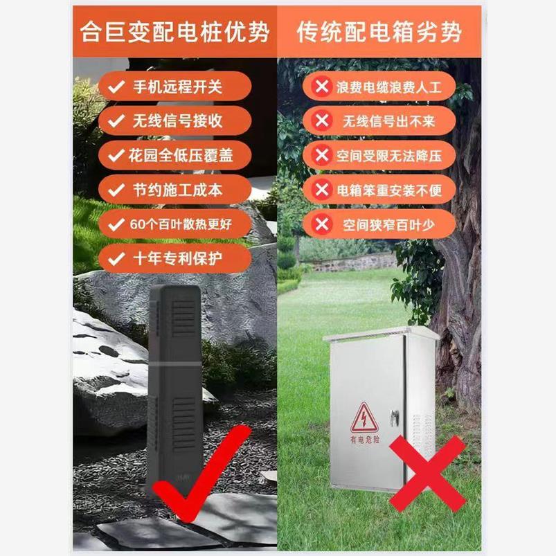 替代传统户外配电箱合巨变分布式配电桩非304不锈钢配电箱4G远程