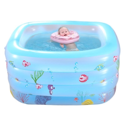 婴儿游泳池1.1米充气新生 新品 儿家用小号室内泳池夏天1.5米多层