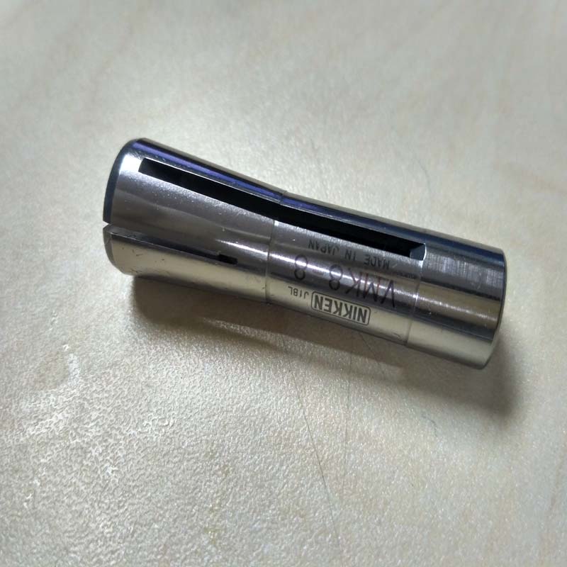 日本NIKKEN日研刀柄VMK8-8日研磨刀机后拉夹头 刀柄夹套 日研筒夹