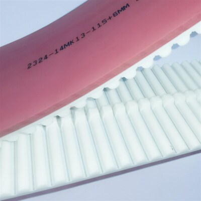 聚氨酯2324-14MK13-115一体导向条同步带背面耐磨APL红胶牵引皮带