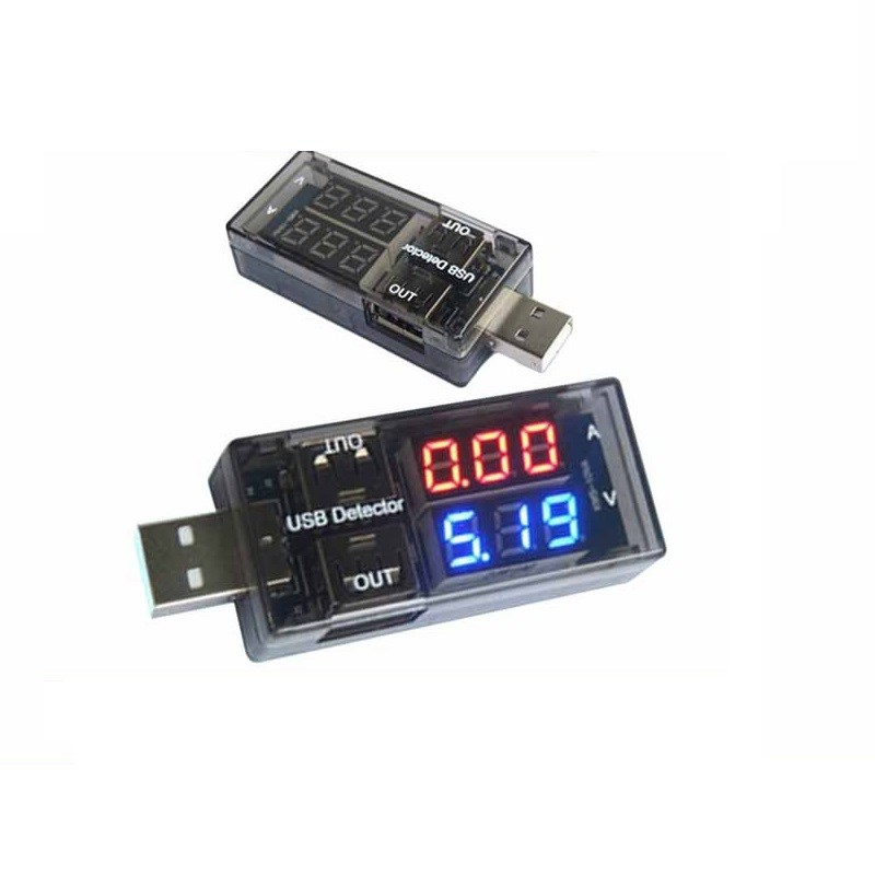 USB电流电压测试仪USB电压电流D表 USB电流电压测试仪双表显示