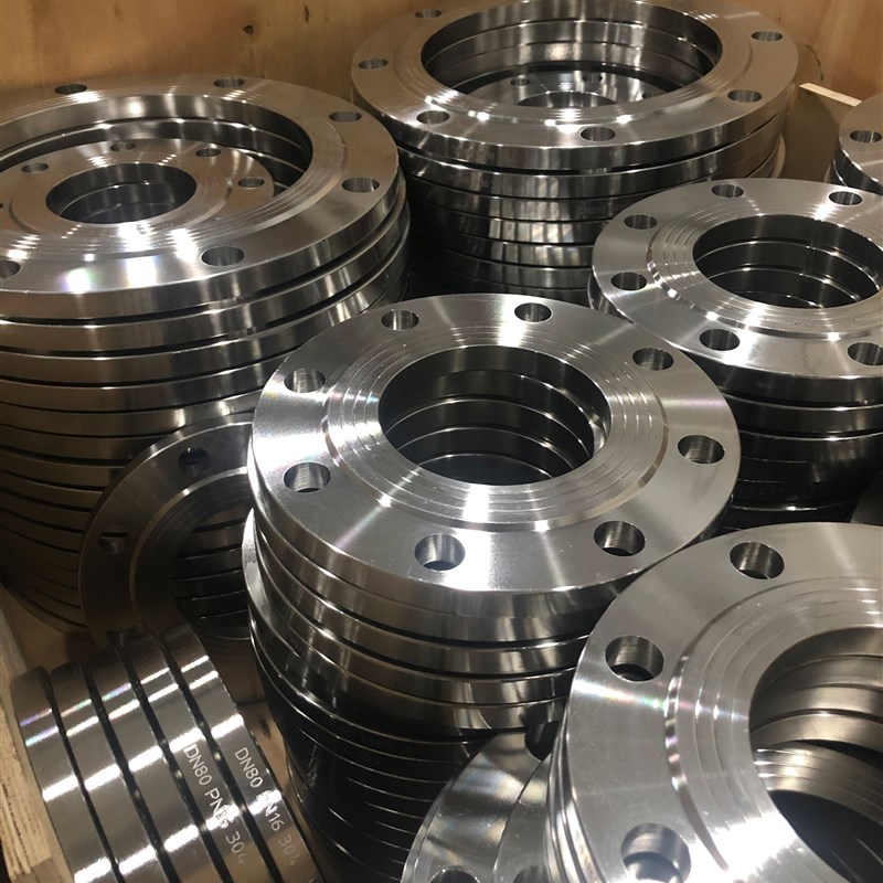 316L不锈钢法兰PN10国标负差平焊法兰焊接锻造法兰DN50 65 80 100