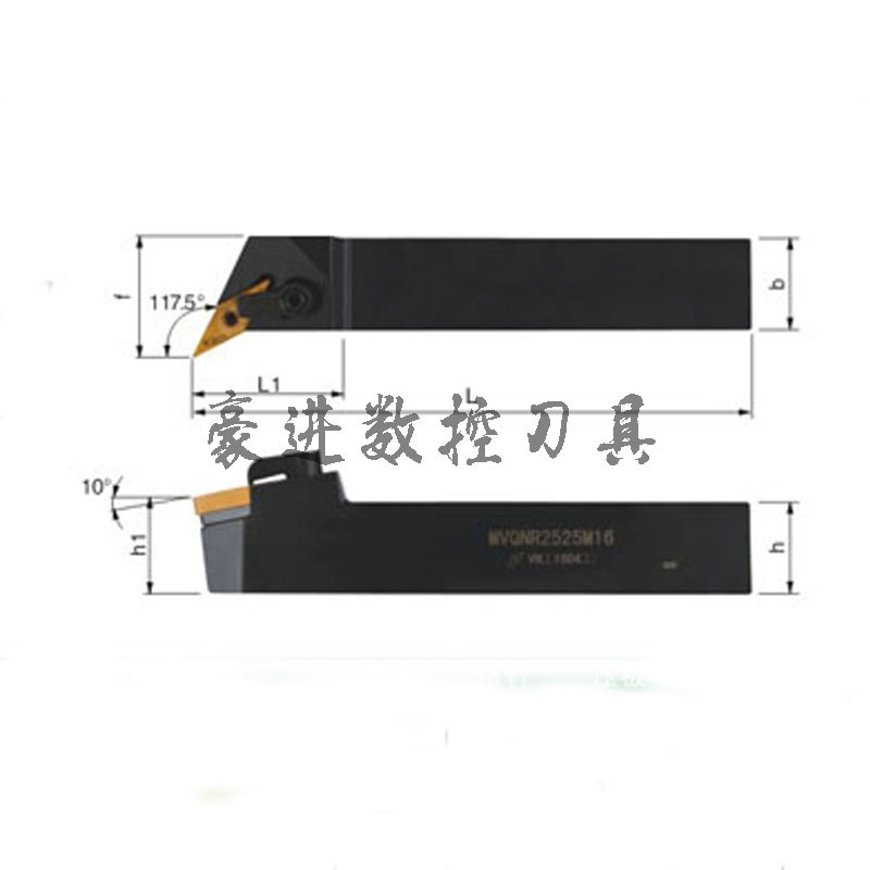 117.5度数控刀杆 外圆车刀 MVQNR/L2020/2525/3232/K16/M16/P16