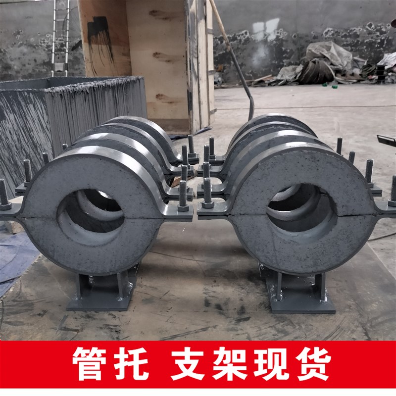 聚氨酯红松木保冷管托蛭石隔热管托T型支架固定导向滑动管托图定