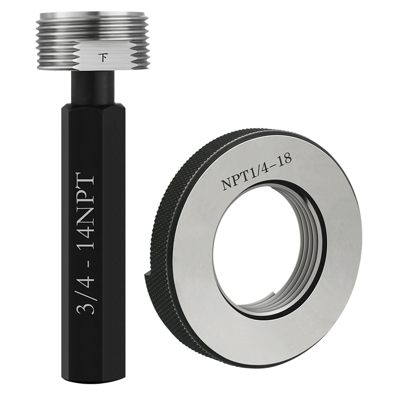 NPT锥度塞规量规美制60度通止规牙规锥管塞规RC英制环塞规 PT55度